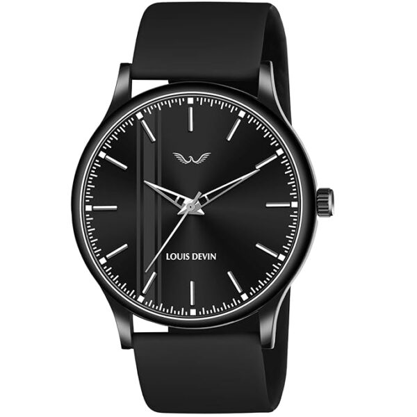 LOUIS DEVIN Silicone Strap Analog Wrist Watch